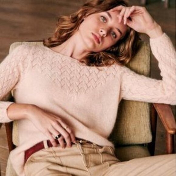 Sezane Sweaters - NWT Sezane Hortense Jumper Pink